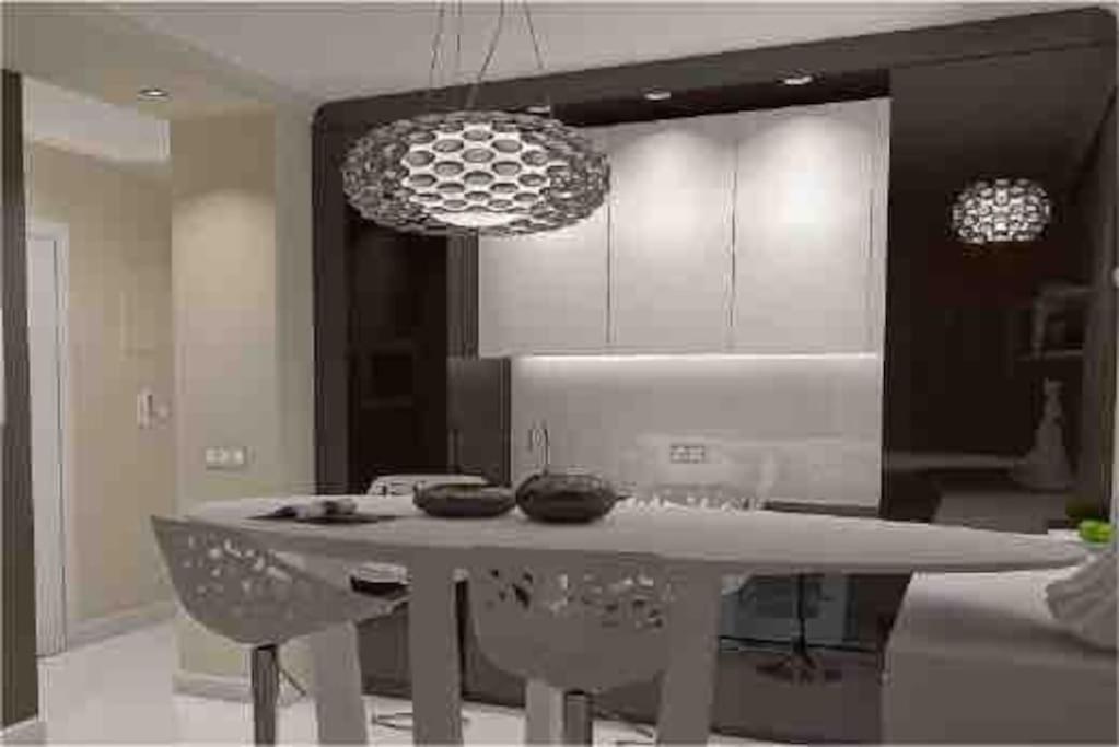 Family Modern Apartment 35M2-For Max 5 Persons คราคูฟ ภายนอก รูปภาพ